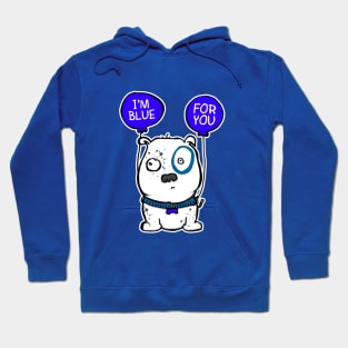 Blue Pooch Hoodie